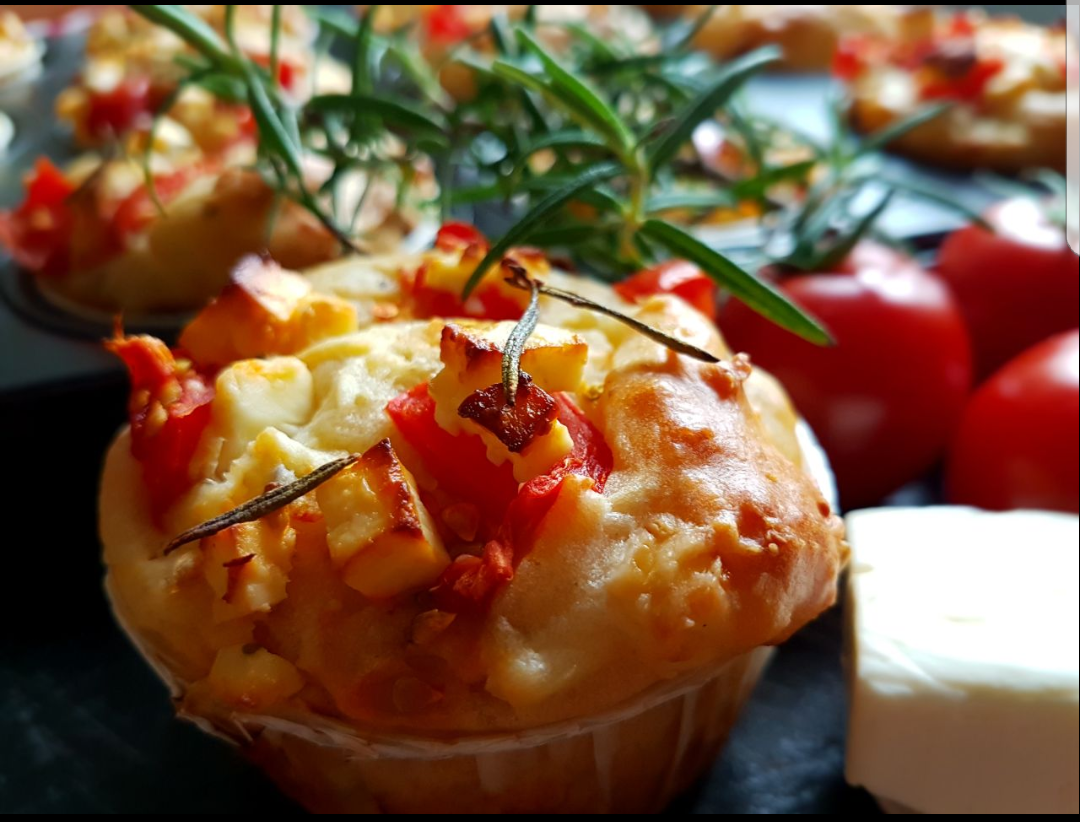 Tomaten - Feta Muffins ?? - Brea-food-and-home