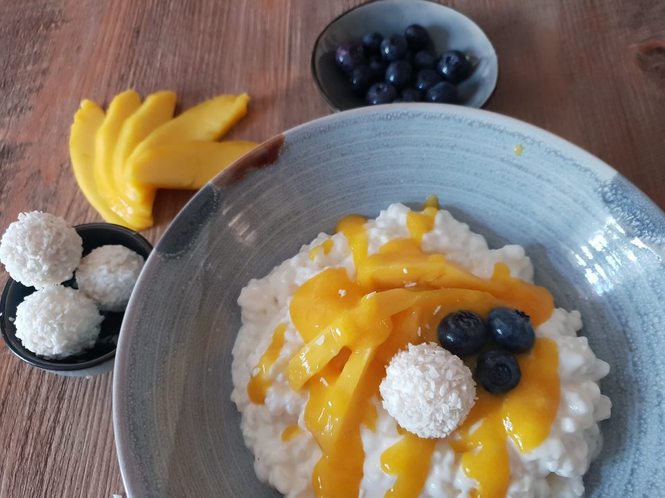 Kokosmilchreis mit Mango - Zitronenmousse ? - Brea-food-and-home
