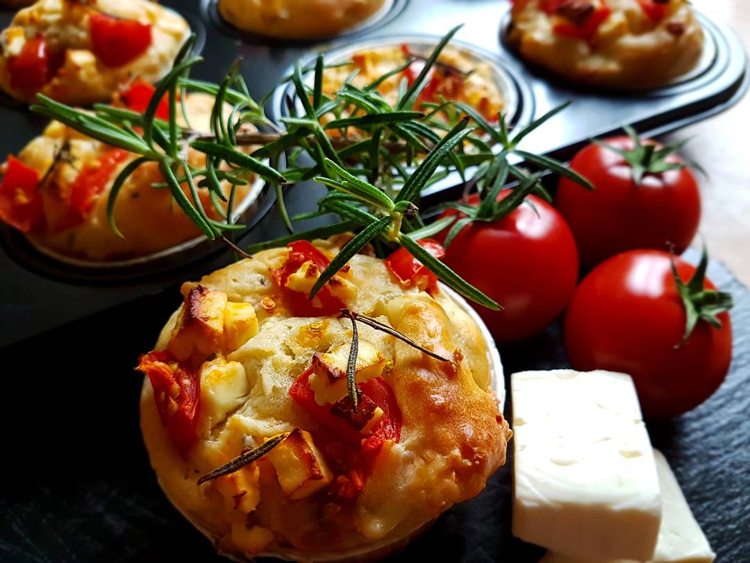 Tomaten - Feta Muffins ?? - Brea-food-and-home